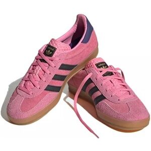 Adidas Suede Gazelle Indoor Bliss Pink Purple Black Women's 8